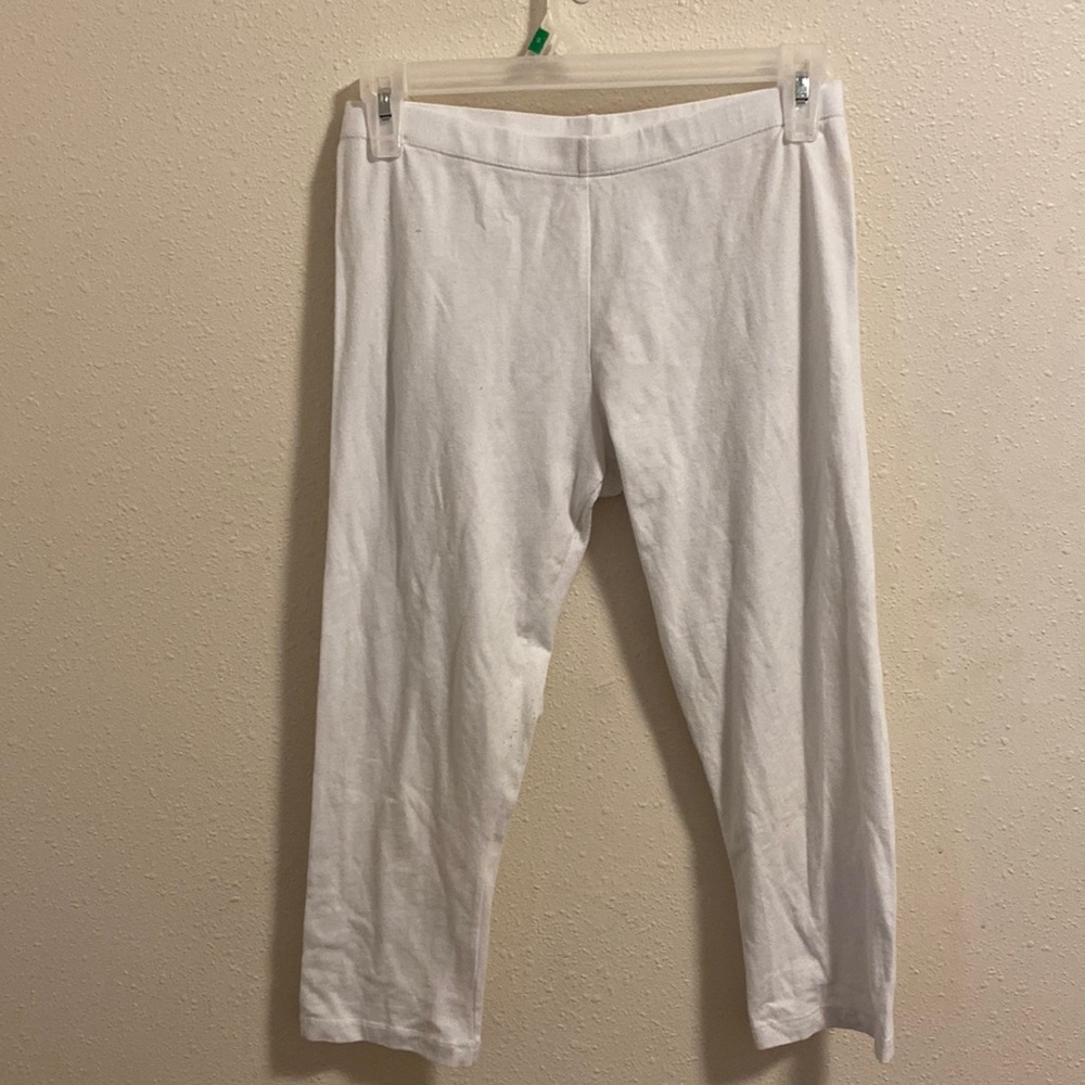 Kids white thick leggings/ capris